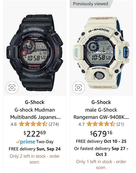 difference between gw 9400 and gshock